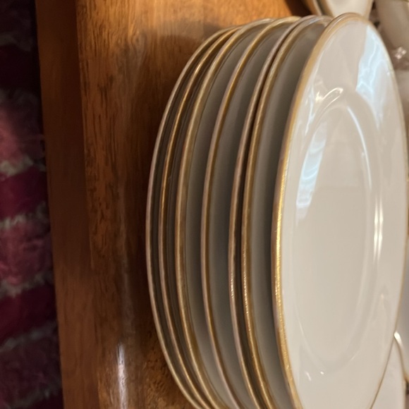 Limoge France , beautiful china edged in gold. Coffee/ dessert set for 4-6 , 30 - Picture 12 of 16